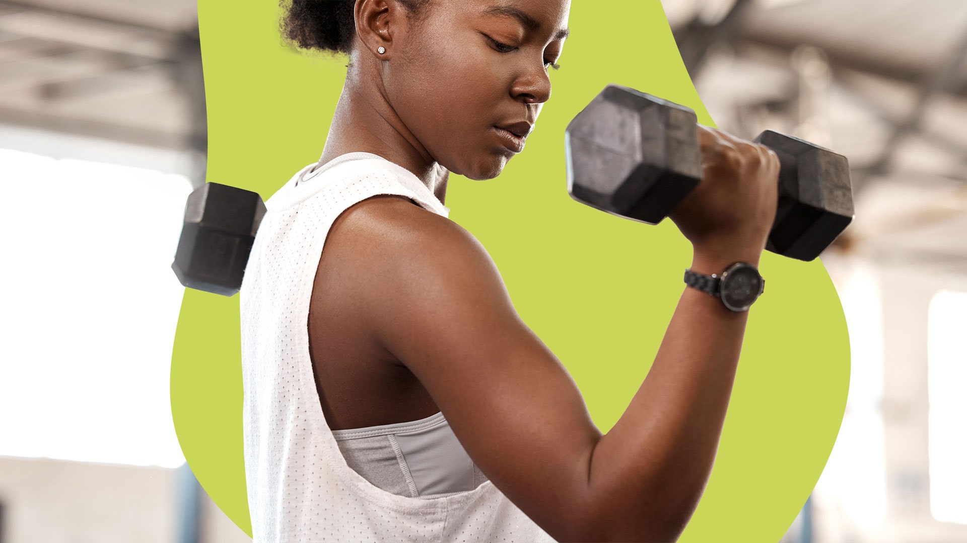 Image may contain Wristwatch Bicep Curls Fitness Gym Gym Weights Sport Working Out Adult and Person